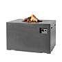 Happy C. Firetable Rectangular Anthracite L&D