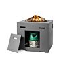 Happy C. Firetable Square Anthracite L&D