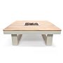 Happy Cocooning fire pit table Horizon 95 oyster beige