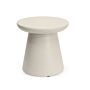 Happy Cocooning side table Round oyster beige