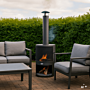 HEAT Hamar Fireplace with Wood Storage