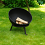 HEAT Fire Pit on Legs Kappa Black Ø56 cm