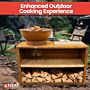 HEAT Trolle Outdoor Kitchen Rust