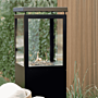 HEAT Outdoor Living Utevarme Terrace Fireplace Black