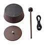 ZOLUNA solar table lamp Jyp brown