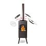 BonFeu BonCarré QLP Black Fireplace