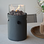 Happy Cocooning table burner Lumi Groove smokey anthracite