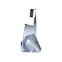 NO-AXE Galvanized Wood Splitter with Hammer