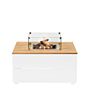 Cosi Fire Table Cosipure 100 White/Teak