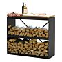OFYR Wood storage sideboard Black