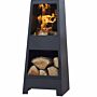La Hacienda Patio Fireplace Skyline
