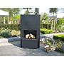 GardenMaxX Pinacate Black Fireplace