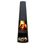 GardenMaxX Rengo Black Fireplace