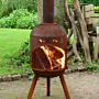 BonFeu BonSolo Rust Fireplace