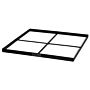 CookKing Firebowl Square Base for Deco Stones