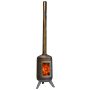 Stokem Matt RVS Fireplace