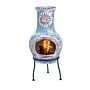 La Hacienda Swirl Small Mexican Fireplace