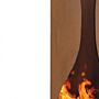 GardenMaxX Masaya Corten Fireplace