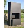 GardenMaxX Pinacate Black Fireplace