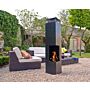 GardenMaxX Tacora XL Black Fireplace