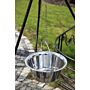 CookKing Tripod 180 cm with Stainless Steel Cooking Pot 10 L + Pulley