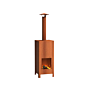 FORNO Fireplace Carpa Cortenstaal
