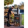 CookKing Vento Garden Fireplace with Baking oven Function and Double Glazing