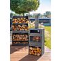 CookKing Vento Garden Fireplace with Baking oven Function and Double Glazing