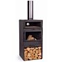 CookKing Vento Garden Fireplace with Baking oven Function and Double Glazing