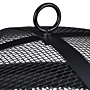HEAT Firepit Alna with Spark Screen and grill grid