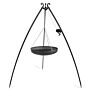 CookKing Tripod 200 cm with Wok 70 cm + Pulley