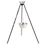 CookKing Tripod 180 cm with Stainless Steel Cooking Pot 10 L