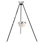 CookKing Tripod 180 cm with Stainless Steel Cooking pot 14 L