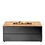 Cosi Fire Table Cosipure 120 Black/Teak