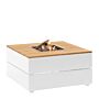 Cosi Fire Table Cosipure 100 White/Teak