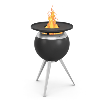 Höfats MOON 45 Smokeless Fire Pit with Plancha