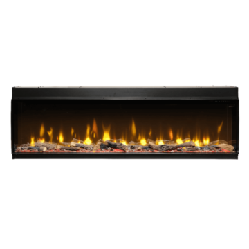 Dimplex Ignite Bold 74 "front view product photo red flames