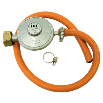 Barbecook gas pressure regulator + hose 30mb