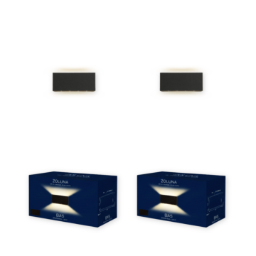 Package deal ZOLUNA 2x wall light Bas