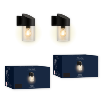 Package deal ZOLUNA 2x wall light Rob