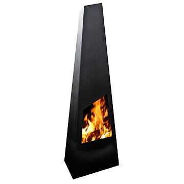 Gardenmaxx Chingo Black Terrace Fireplace