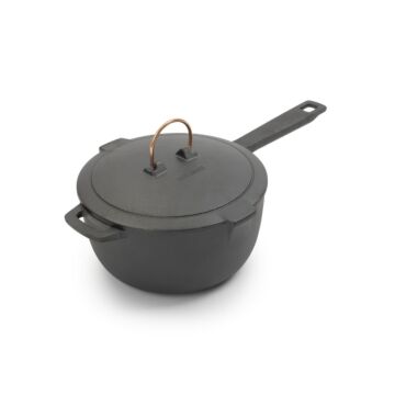 Barebones Cast iron saucepan