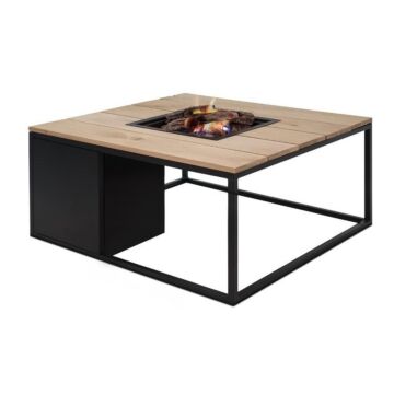 Cosi Fires Cosiloft fire pit table black/teak