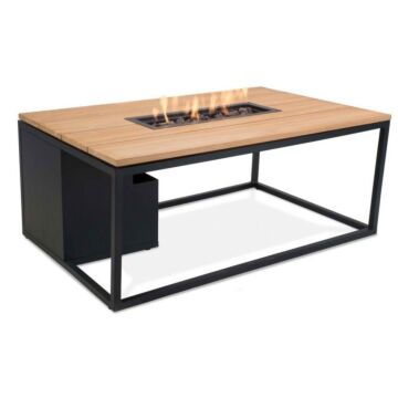 Cosi fires Cosiloft 120 firepit table black/teak