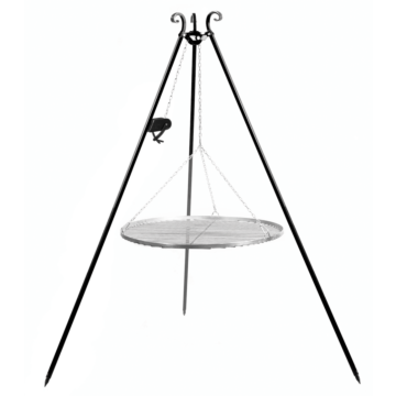 CookKing Tripod 180 cm with Grill Grid + Pulley