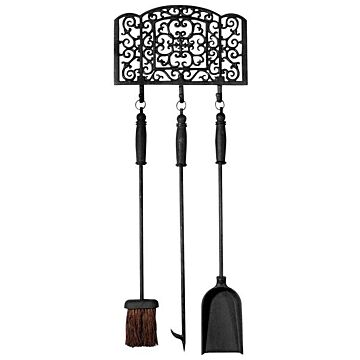 Esschert Design 3-piece Fireplace tool set