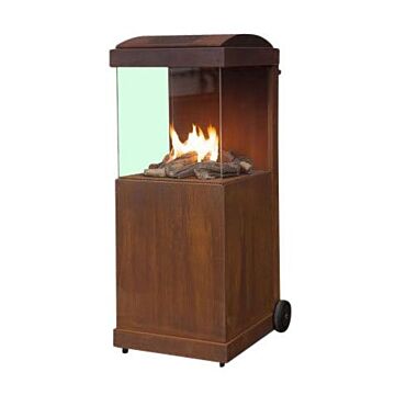 Faber The Buzz gas fireplace cortensteel