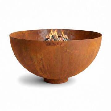 MOODZ fire bowl Dome 100 cm rust colour with fire
