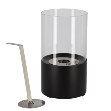 Esschert Bioethanol Table Fireplace Round Black