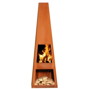 Gardenmaxx Vilos XL Corten Terrace Fireplace